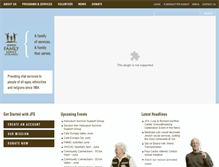 Tablet Screenshot of jfsla.org